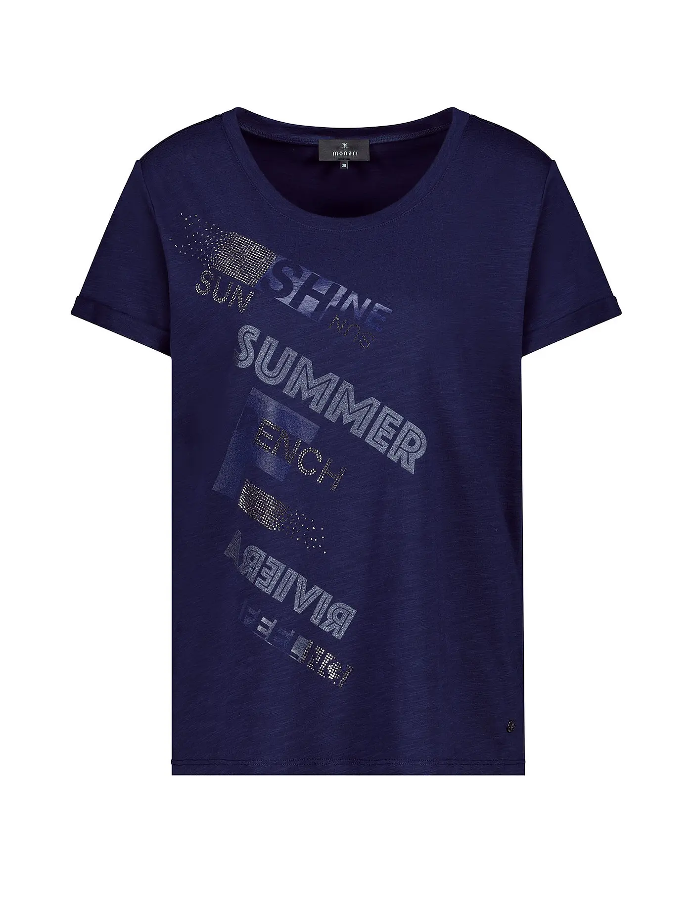 MONARI | T-Shirt SARDINIEN | dunkelblau